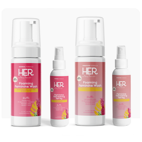 HER by Alikay Naturals™ Gift Set EXCLUSIVE feminine wash and spray natural ingredients black owned