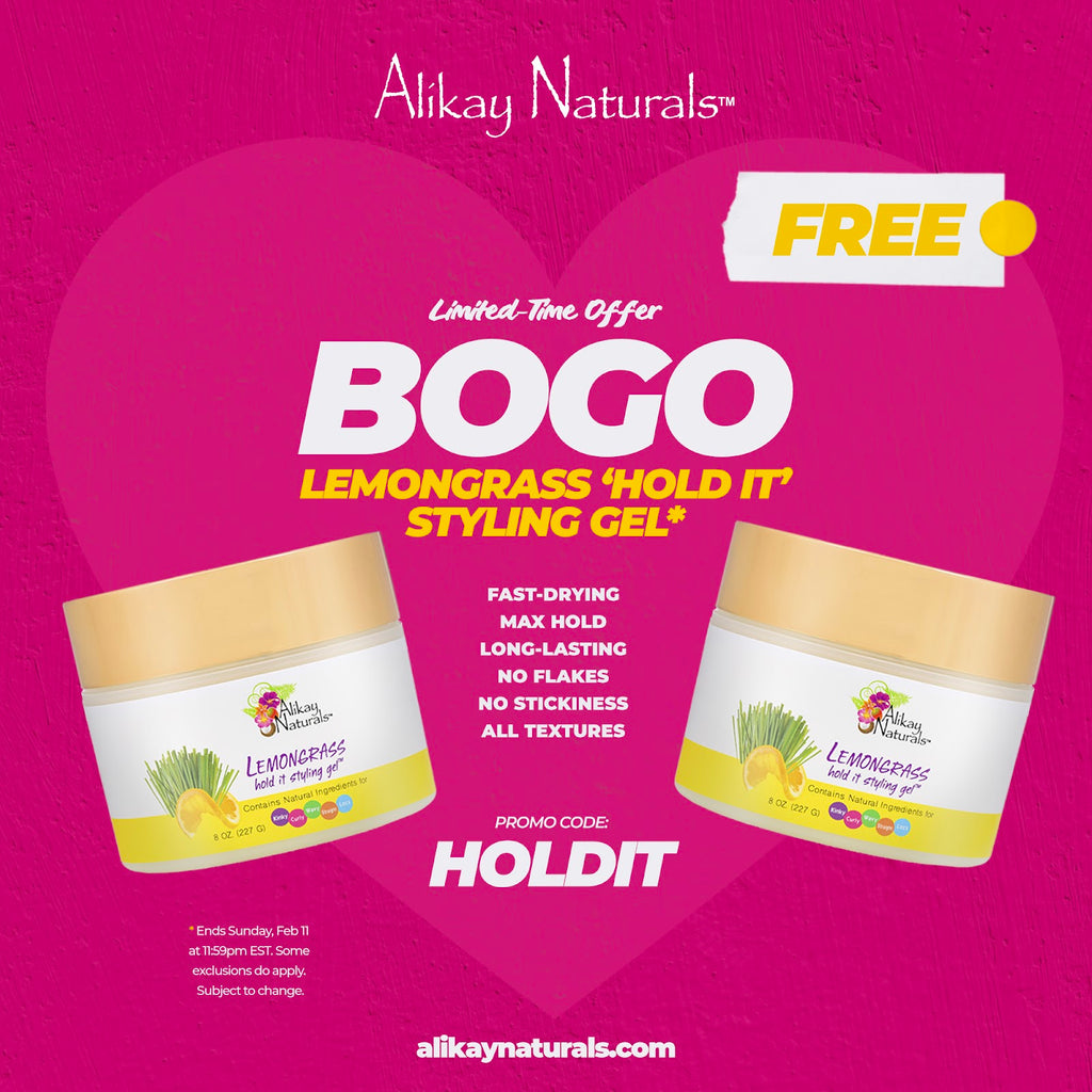 Say Goodbye to Bad Hair Days with Alikay Naturals™ Hold It Styling Gel Offer!