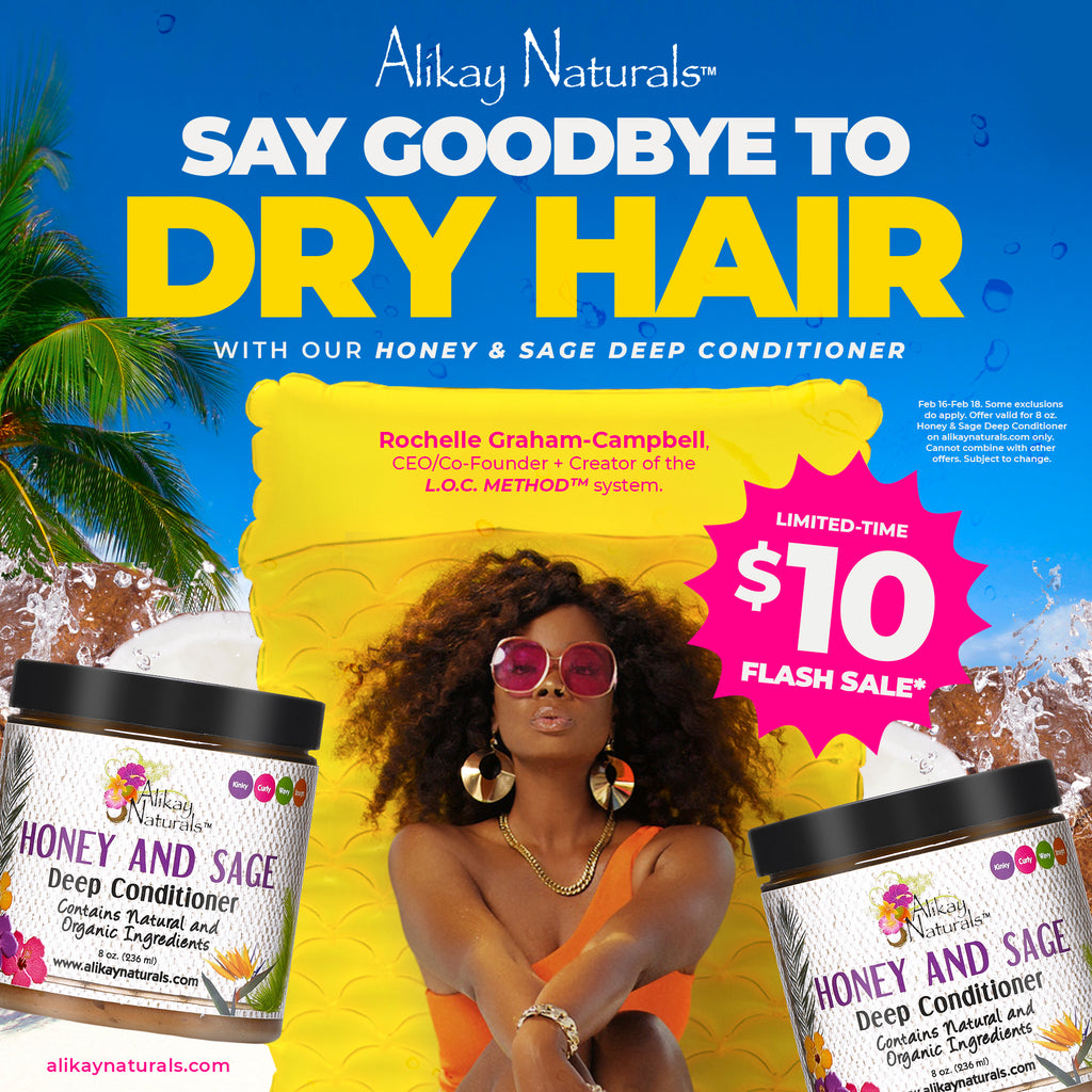 Transform Your Hair with Alikay Naturals™ Honey & Sage Deep Conditioner: Flash Sale!