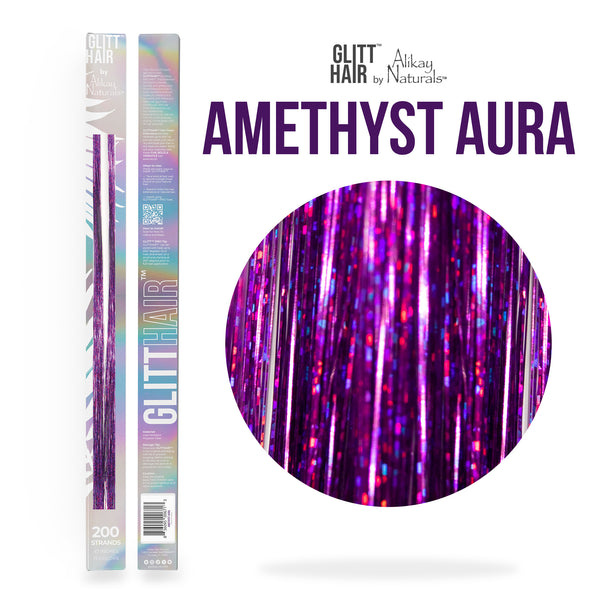 GlittHair™ Tinsel - Amethyst Aura